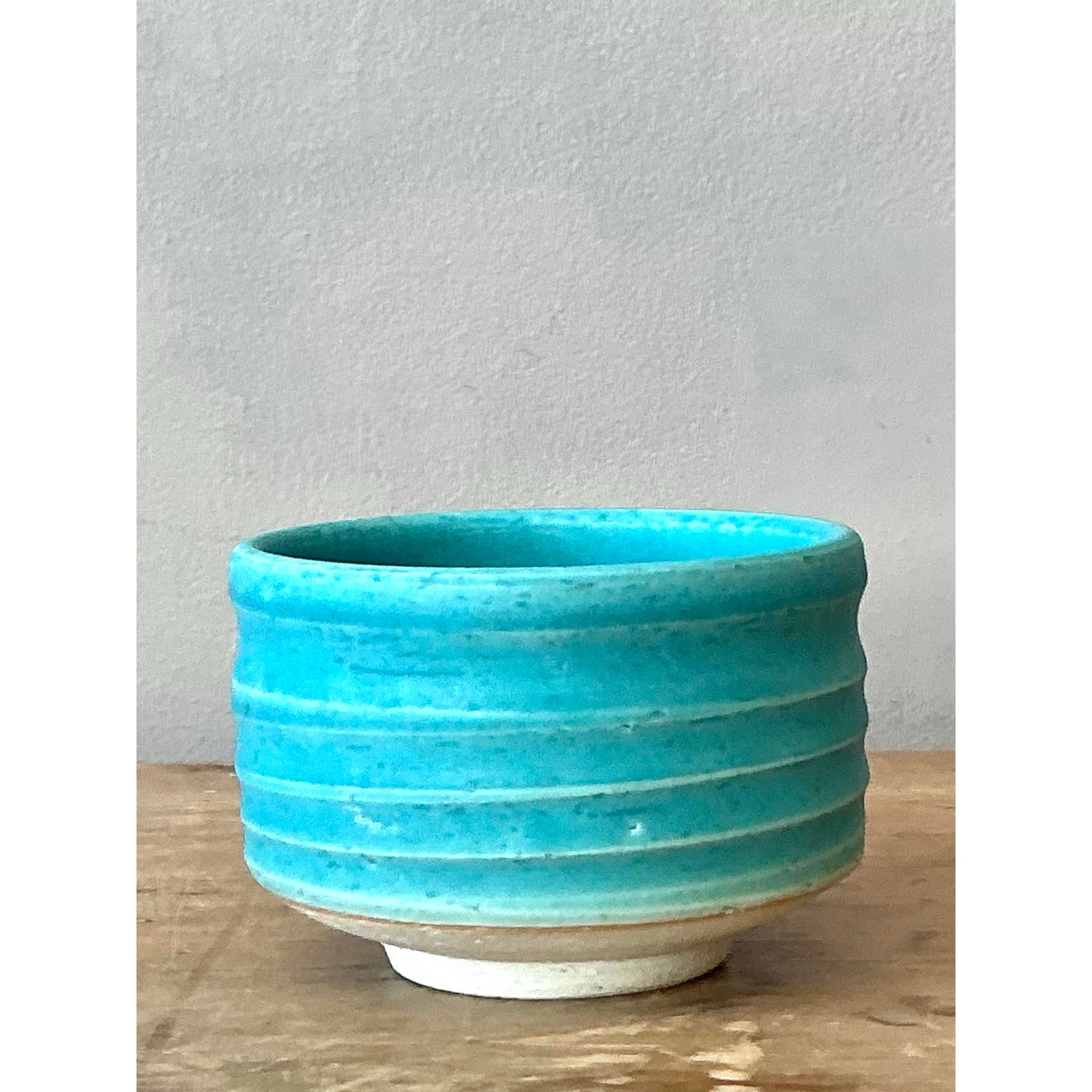 Vintage Boho Studio Pottery Bowl - Detail view