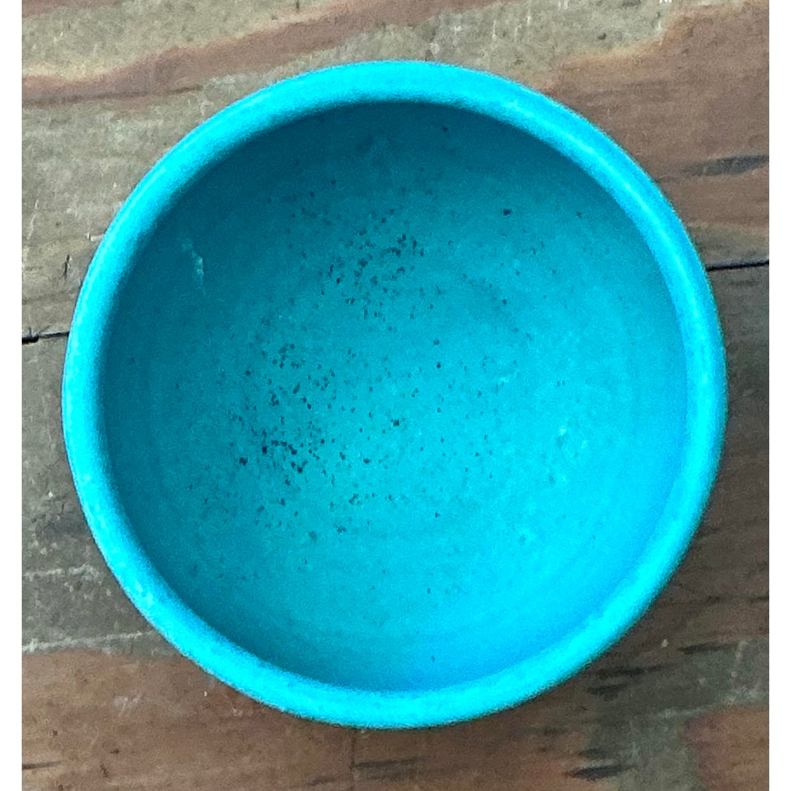 Vintage Boho Studio Pottery Bowl - Back view
