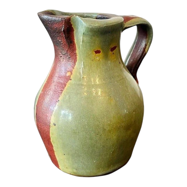 Vintage Boho Studio Pottery Pitcher