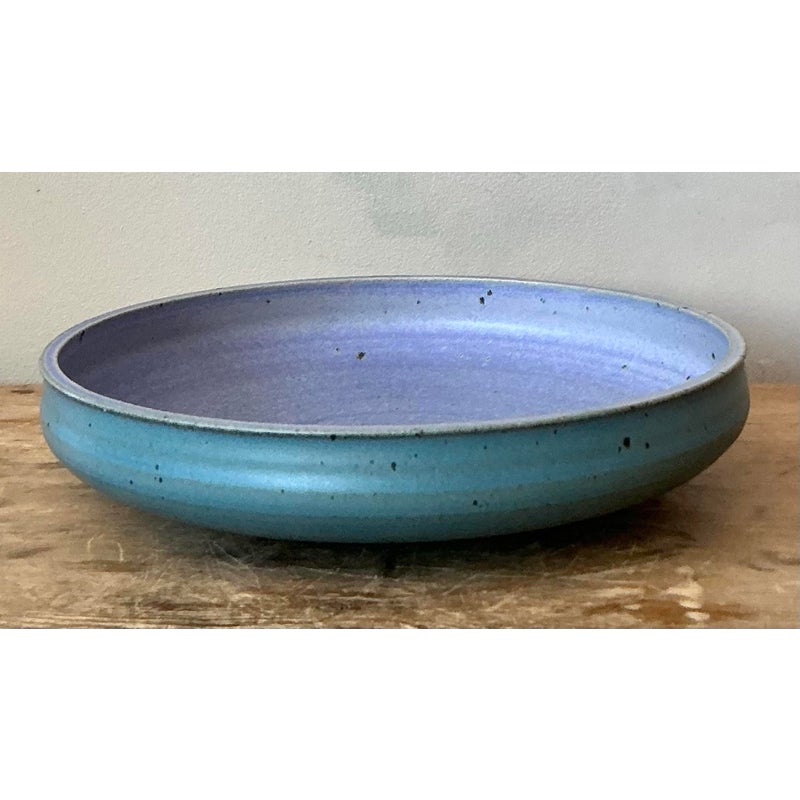 Vintage Boho Studio Pottery Platter - Top view