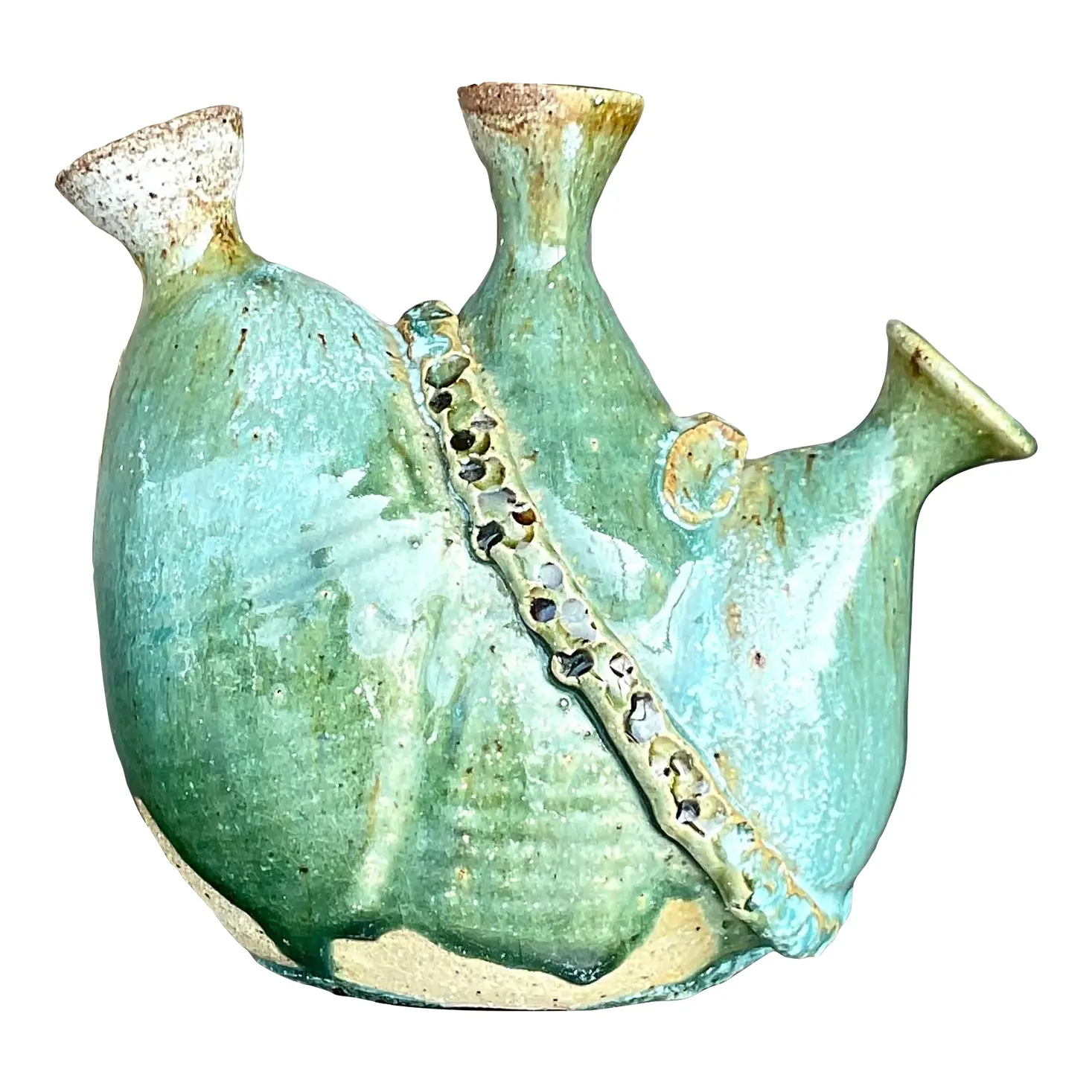Vintage Boho Studio Pottery Vase