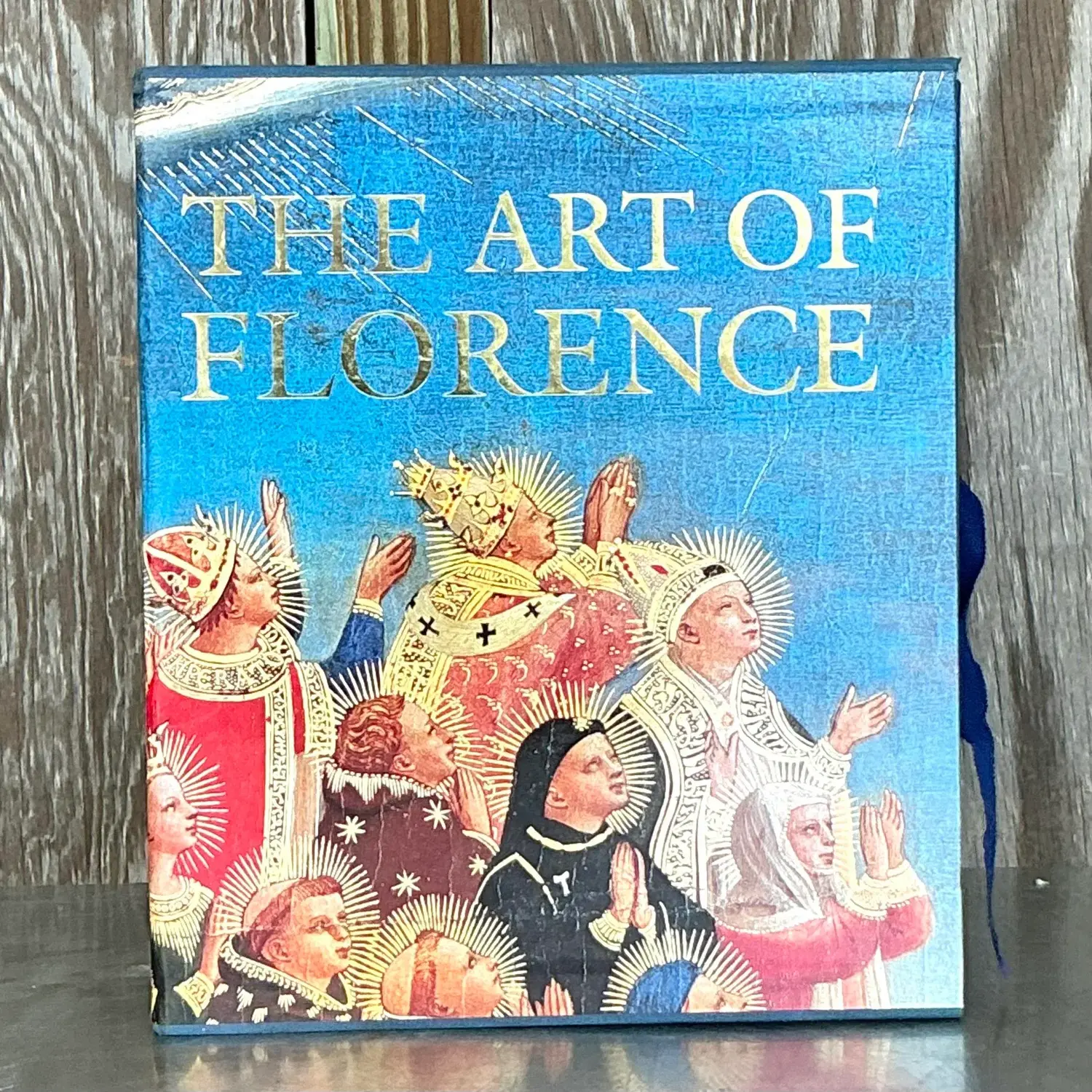 Vintage Boho “The Art of Florence” Book - Top view