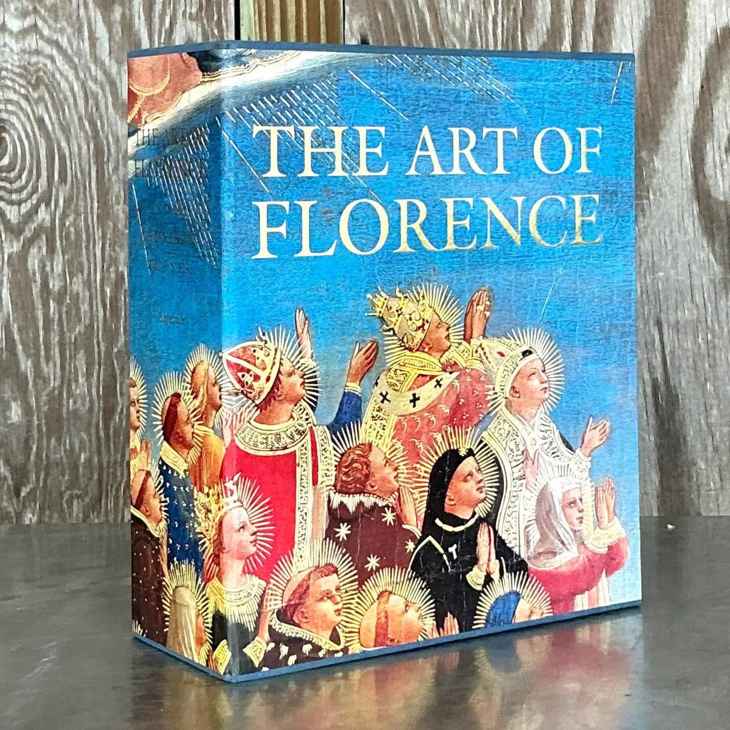 Vintage Boho “The Art of Florence” Book - Side view