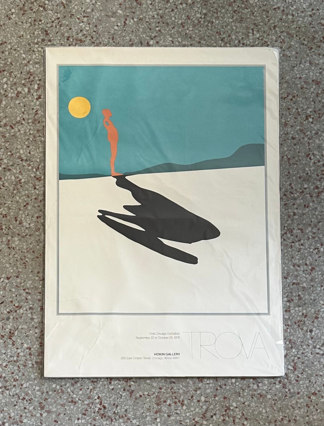 Vintage Boho Trova Ad Poster - Detail view