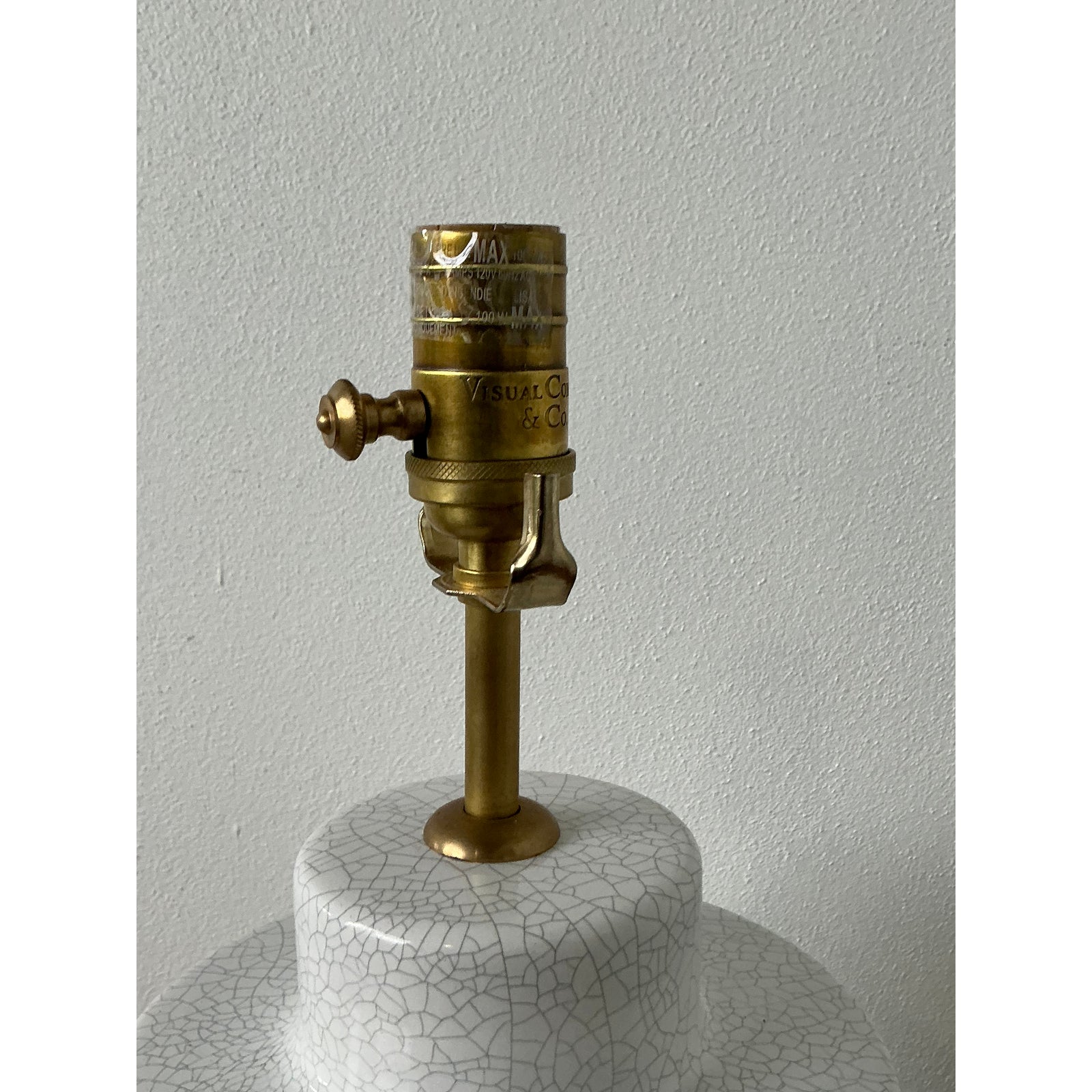 Vintage Boho Visual Comfort “Verdra” Table Lamp - Detail view
