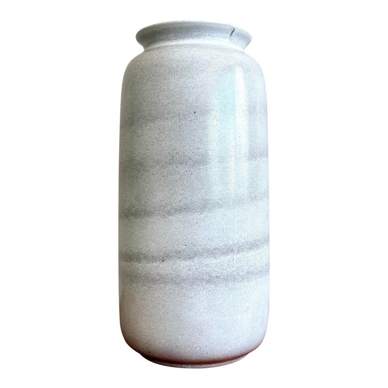Vintage Boho West German Ceramic Vase - Detail view