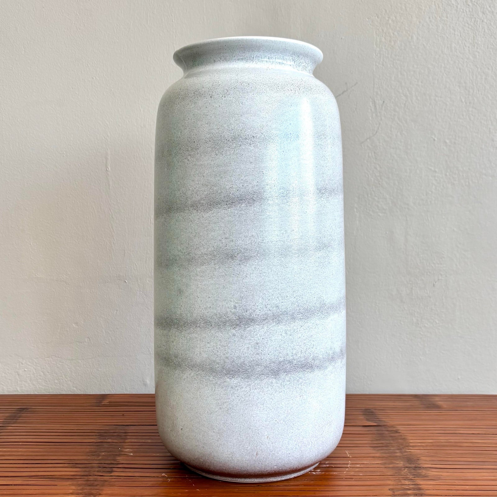 Vintage Boho West German Ceramic Vase - Side view