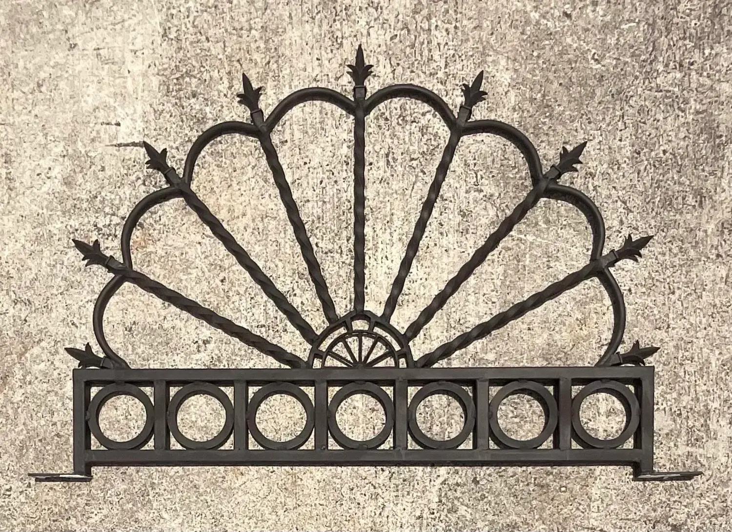 Vintage Boho Wrought Iron Arch - Detail view