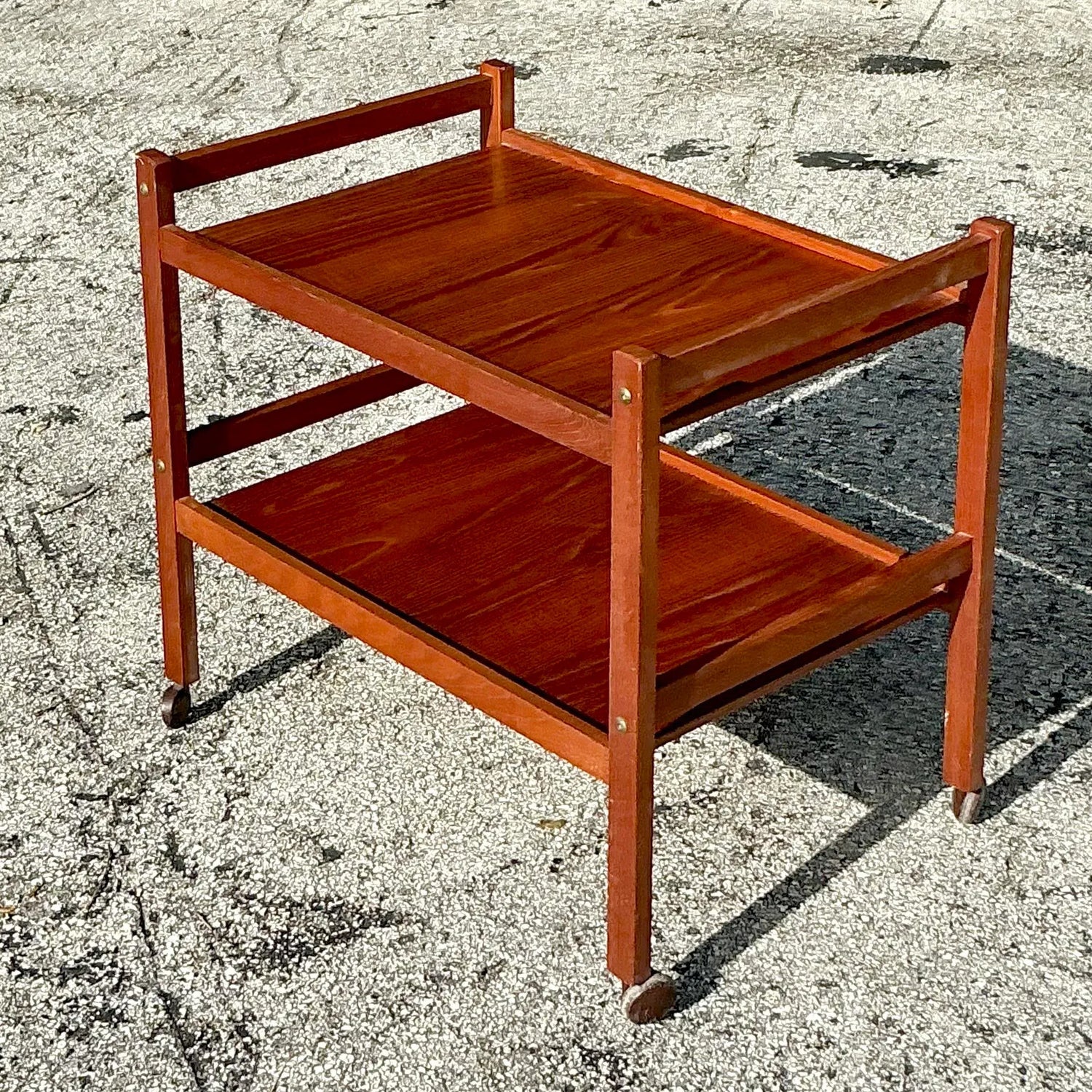 Vintage "Brdr" Furbo Bar Cart - Top view
