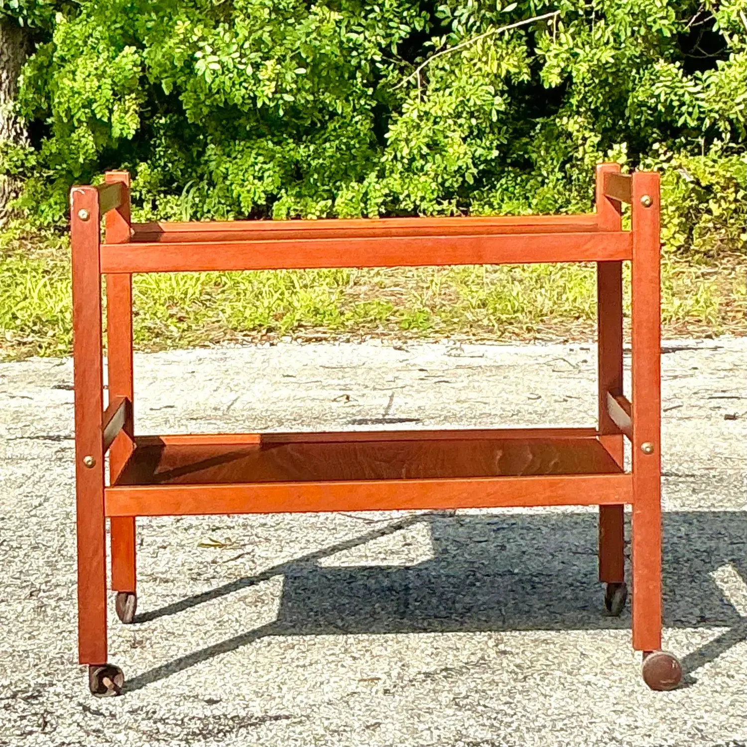 Vintage "Brdr" Furbo Bar Cart - Side view