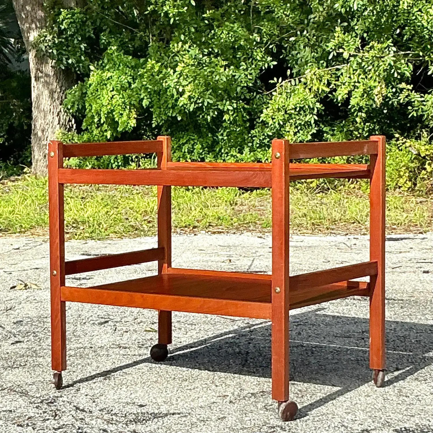 Vintage "Brdr" Furbo Bar Cart - Back view