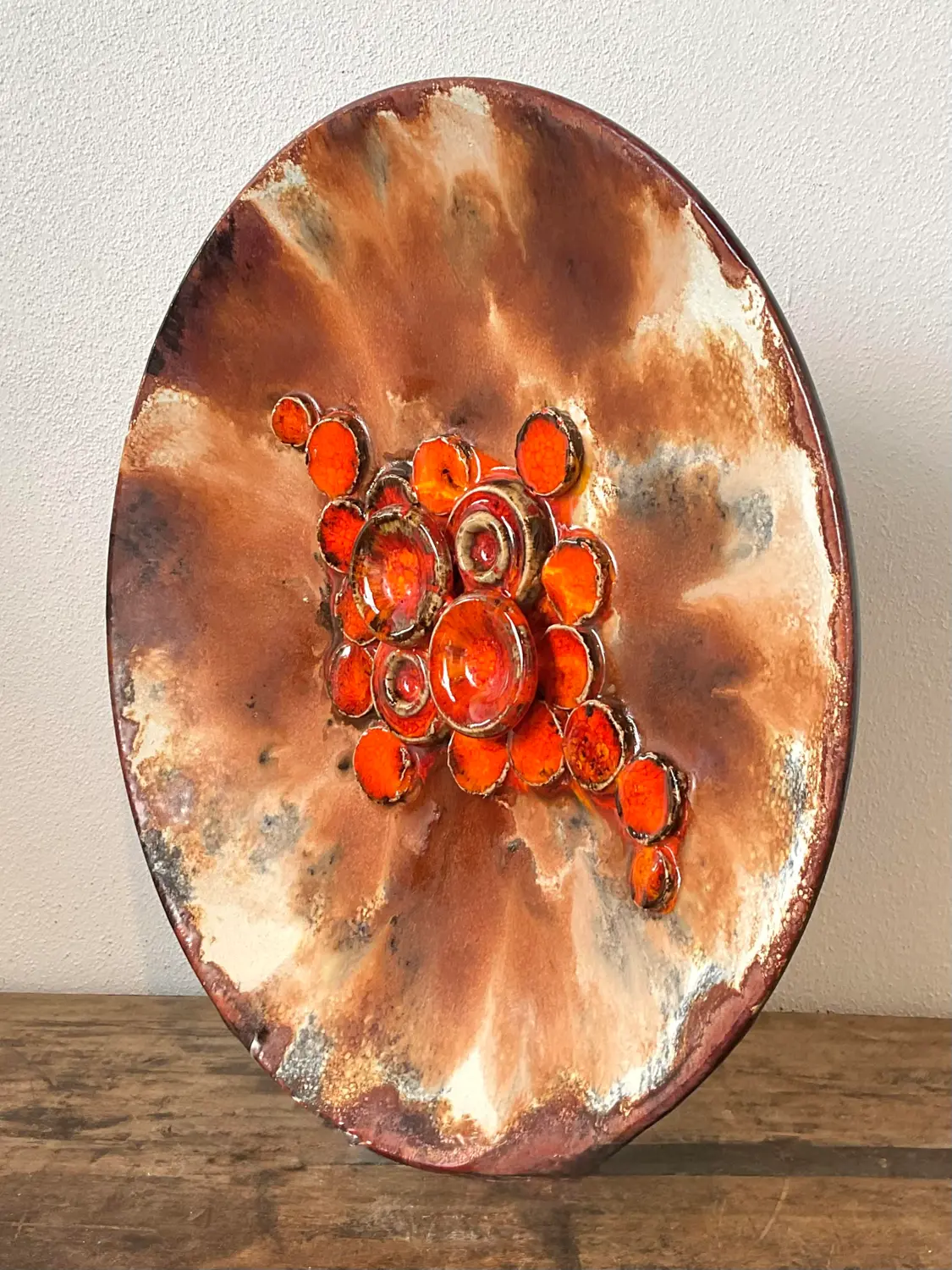 Vintage Brueghel Ceramic Plate - Detail view