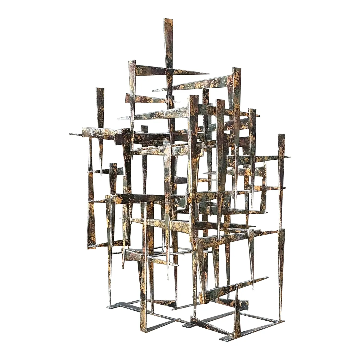 Vintage Brutalist Abstract Sculpture