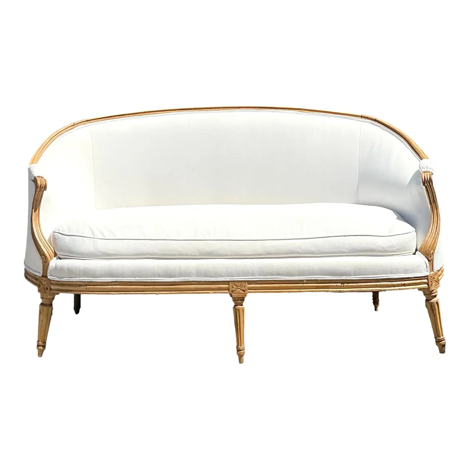 Vintage Carved Canape Sofa