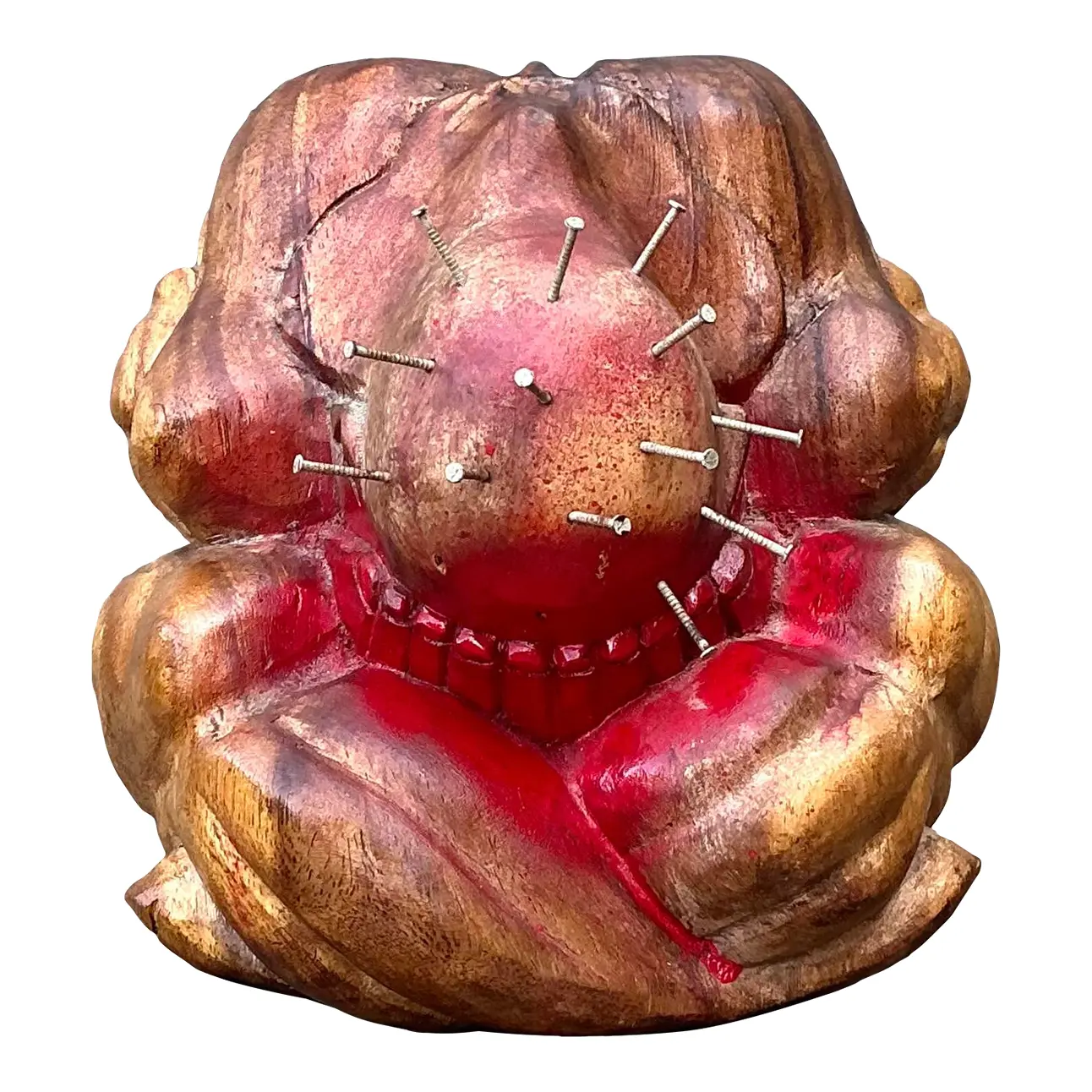 Vintage Carved Man Sphere