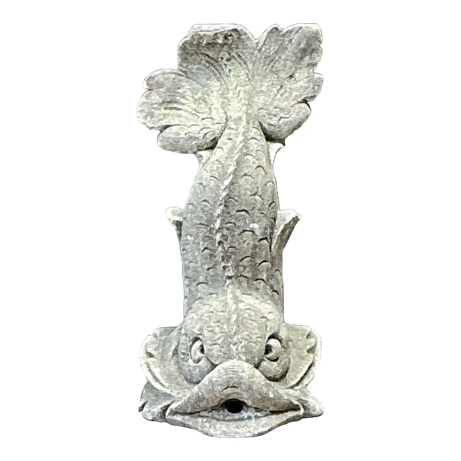 Vintage Cast Concrete Dolphin