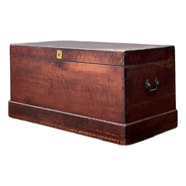 Vintage Cedar Lined Ships Trunk