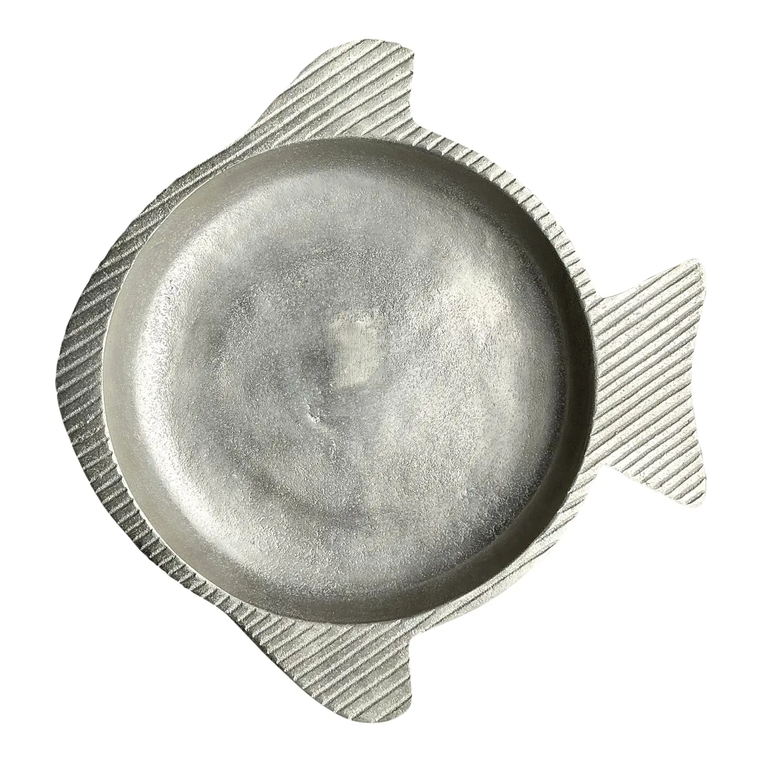 Vintage Coastal Etched Fish Tray