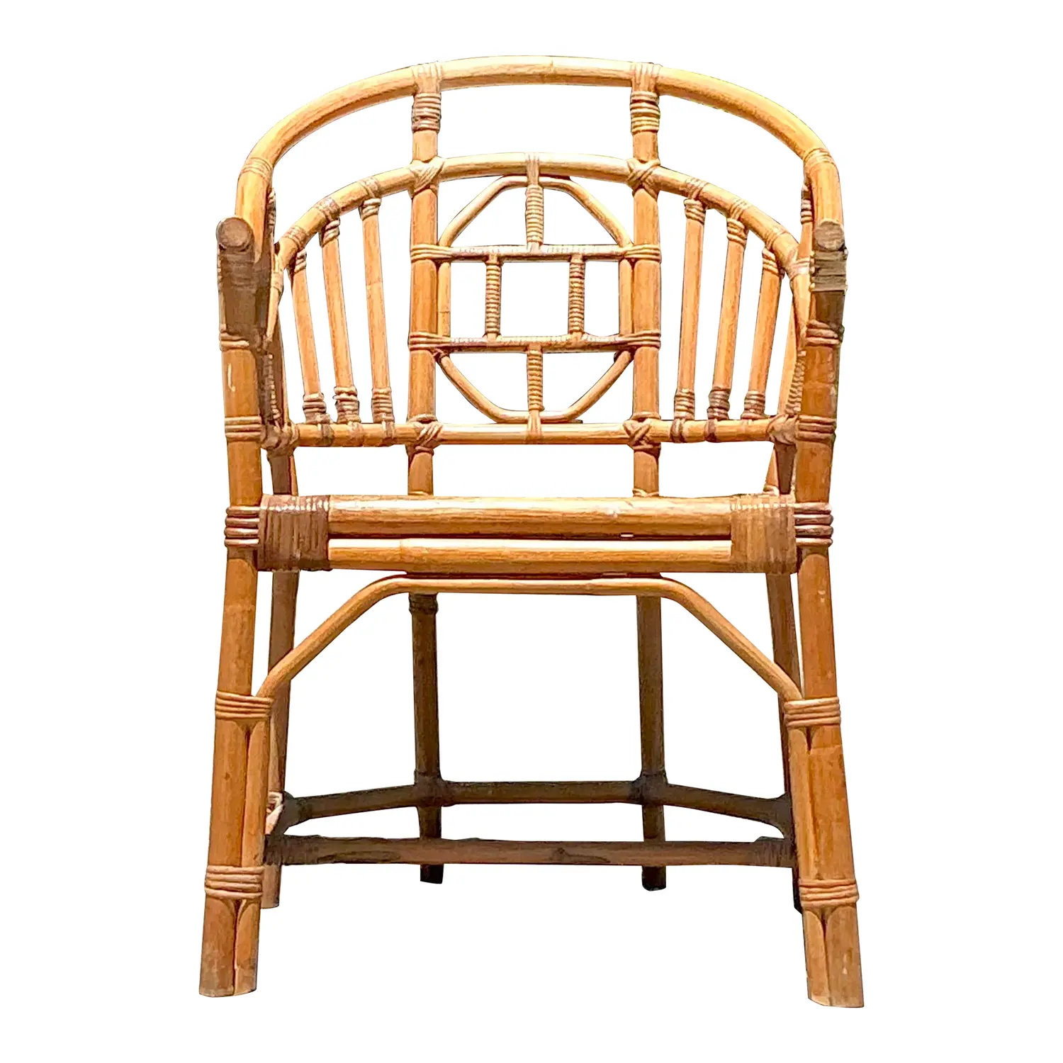 Vintage Coastal Medallion Brighton Chair