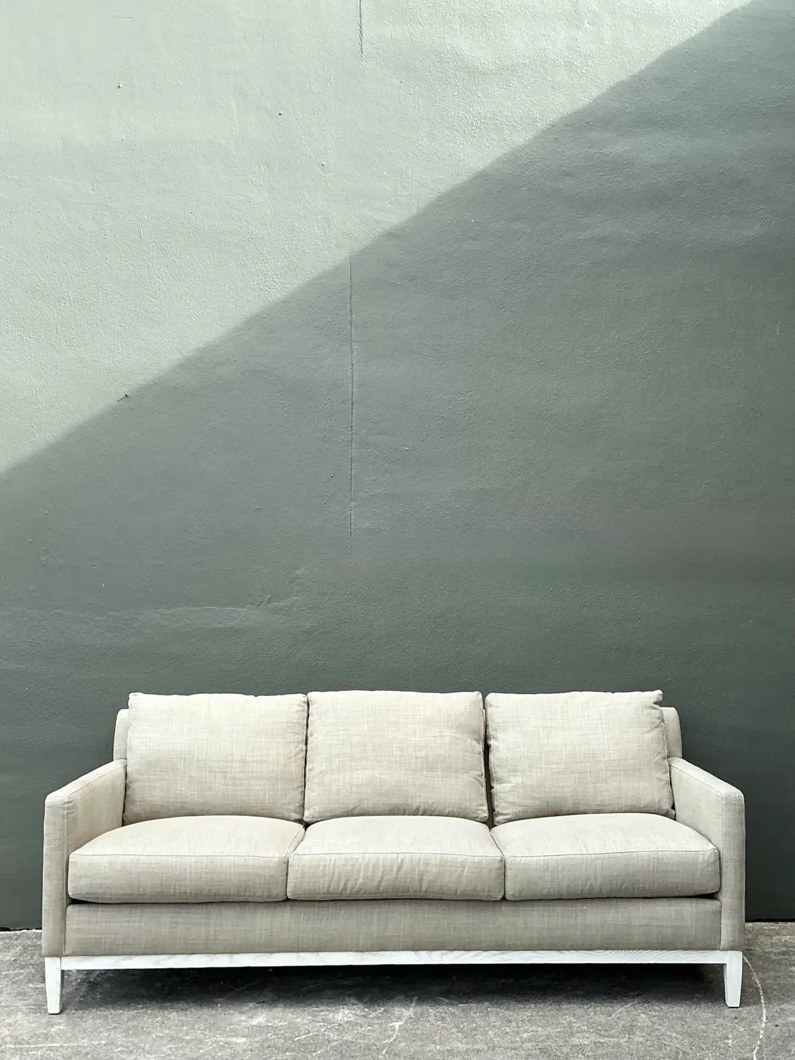 Vintage Coley Home Three Seat Sofa - Side view