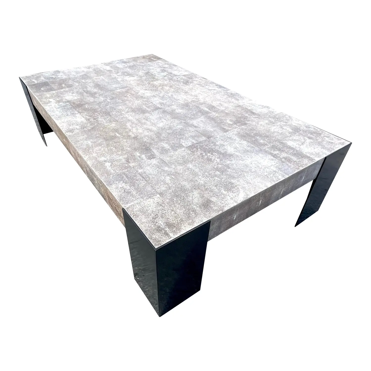 Vintage Contemporary Alexander Lamont Stingray & Bronze Patina Coffee Table
