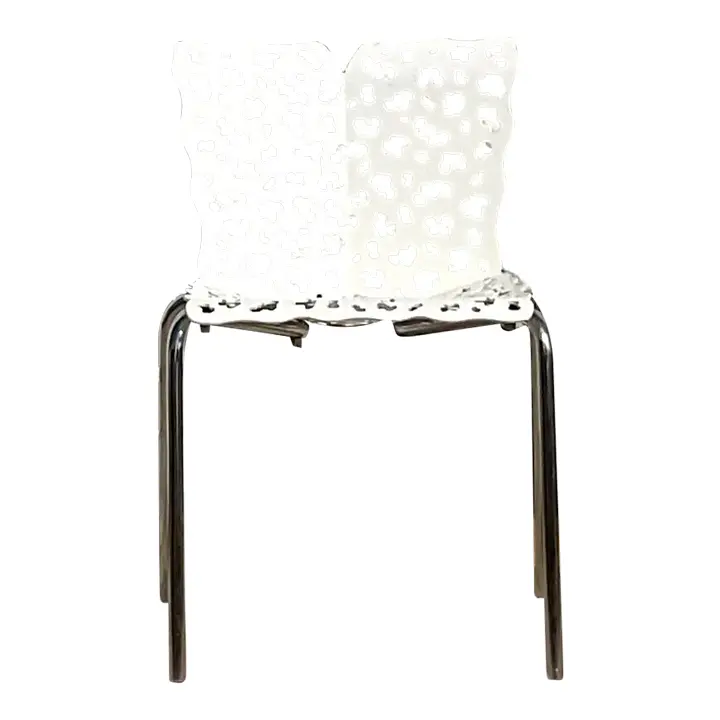 Vintage Contemporary Cutout Topiary Chair After Richard Schultz