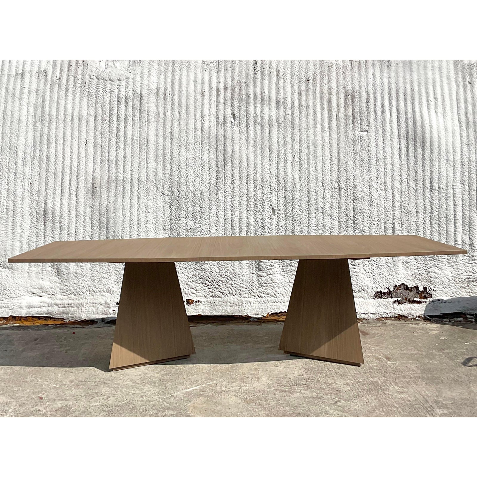 Vintage Contemporary “Divine” Faceted Dining Table After Keith Fritz - Top view