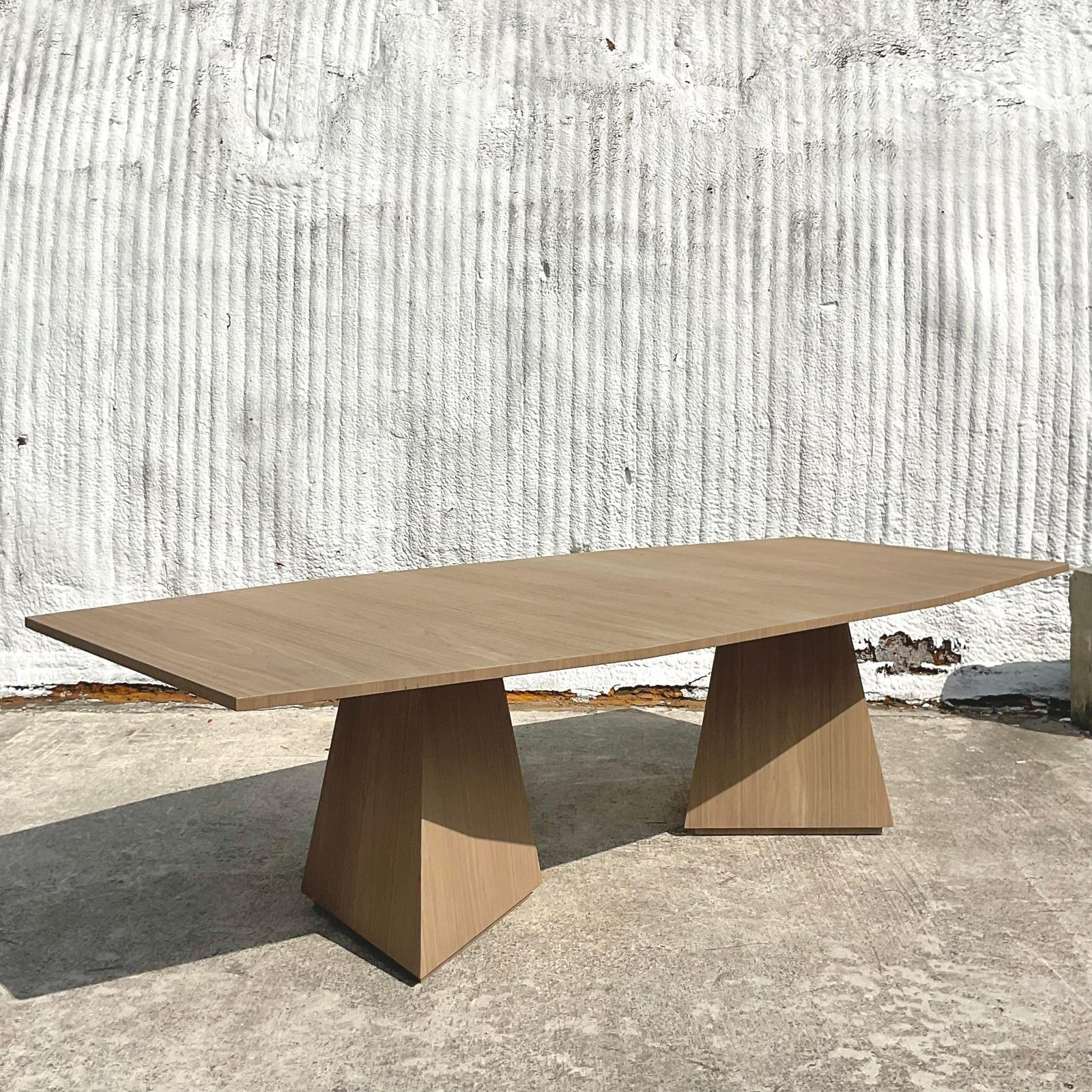 Vintage Contemporary “Divine” Faceted Dining Table After Keith Fritz - Back view