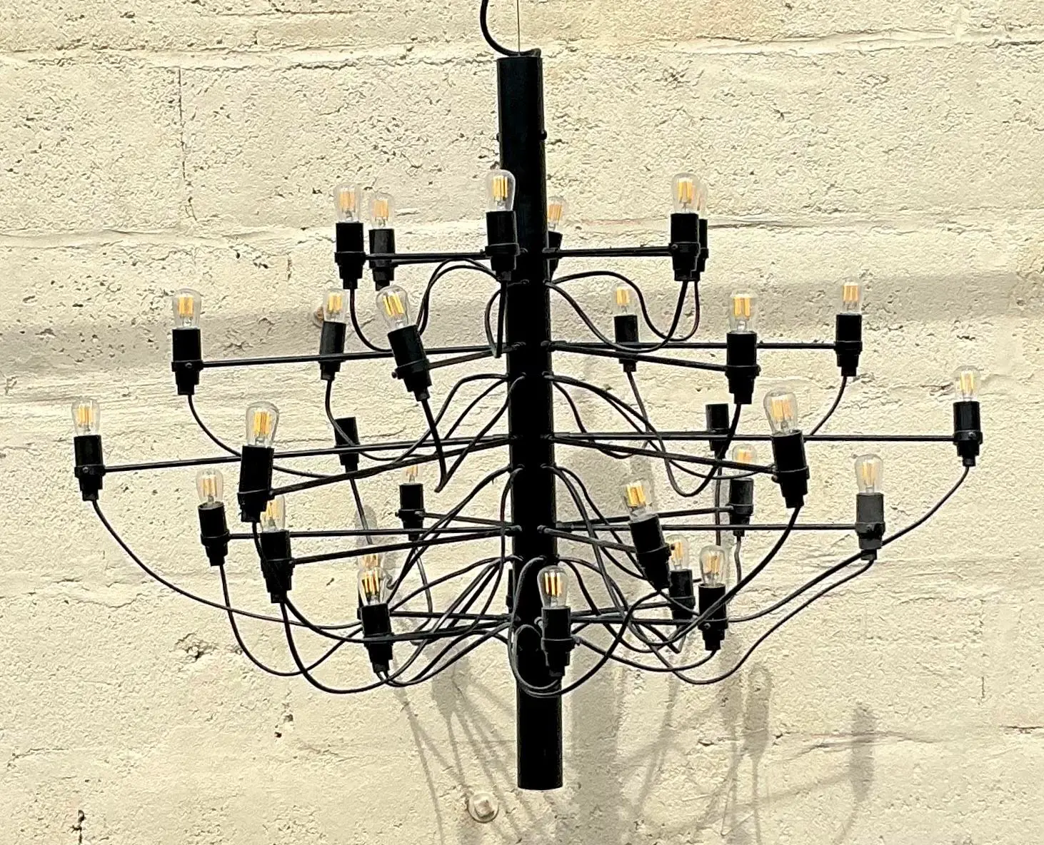 Vintage Contemporary Flos Chandelier - Side view