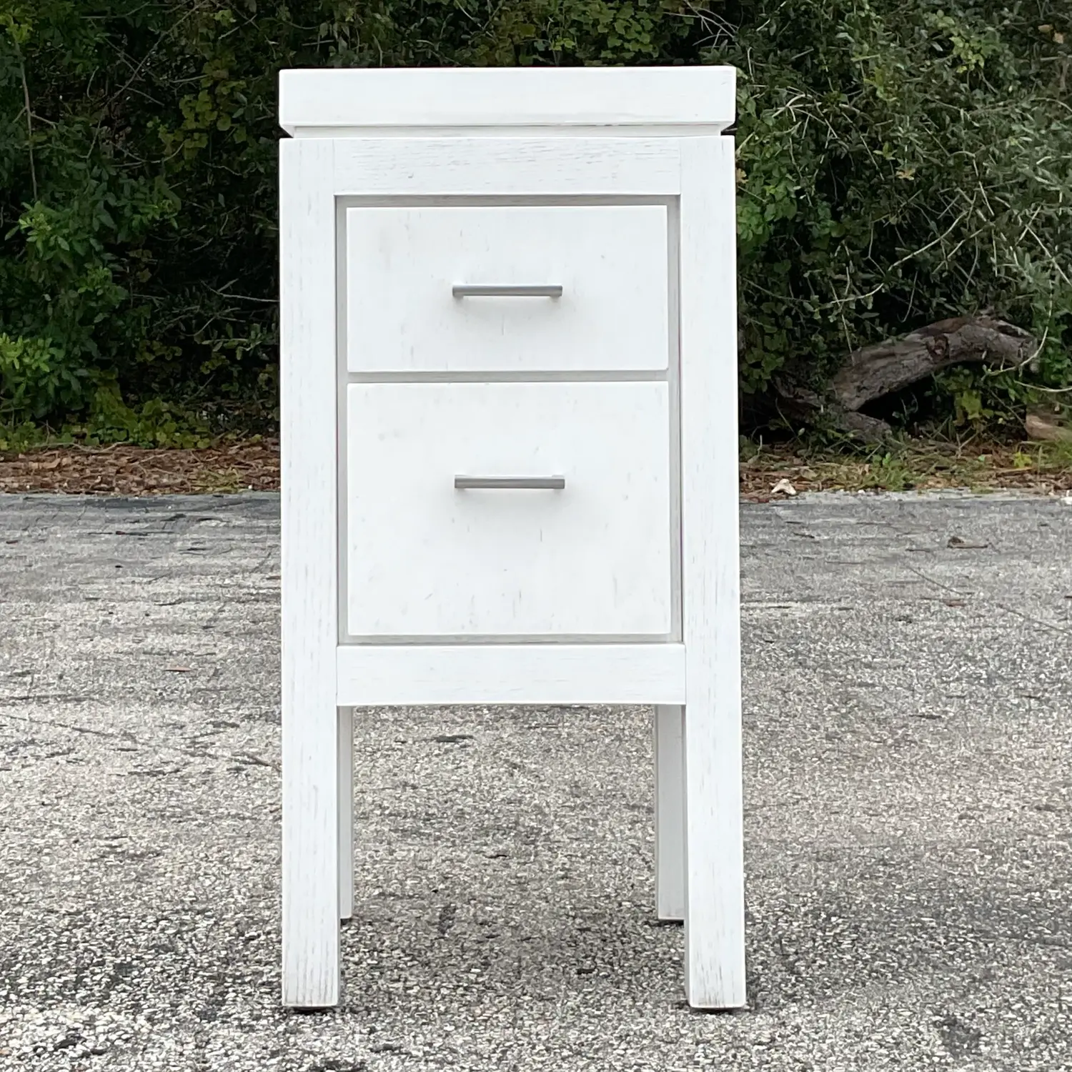 Vintage Contemporary Waterworks Side Table - Back view