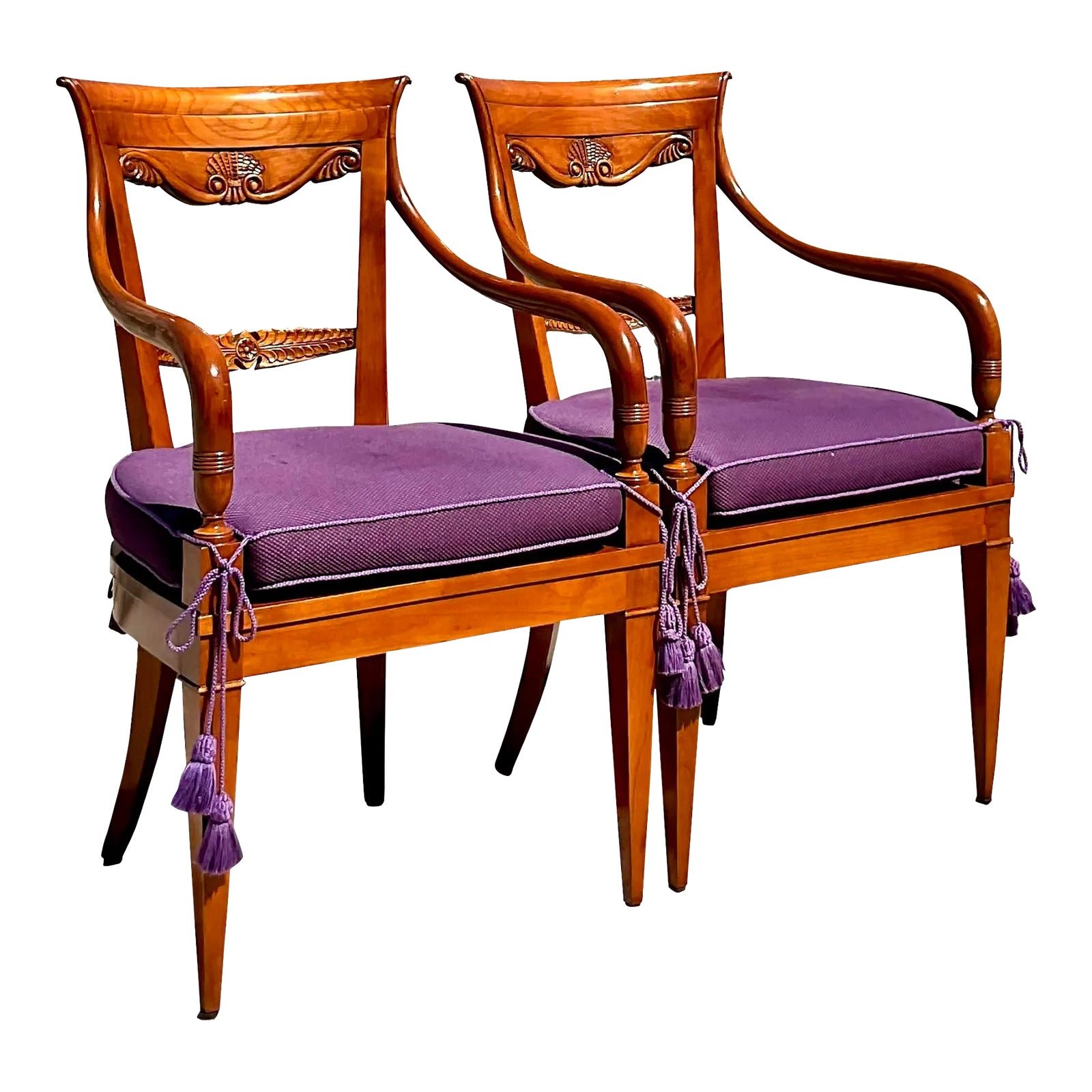 Vintage Custom Built Kps Group Arm Chairs - a Pair