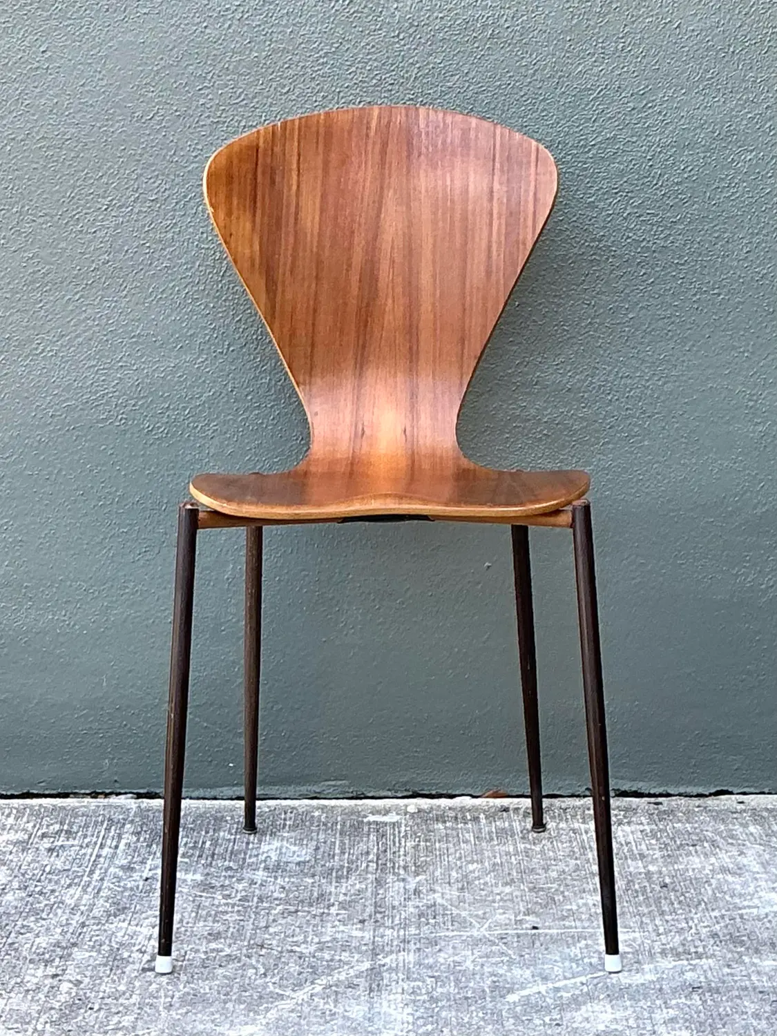 Vintage Danish Bent Plywood Chair - Side view