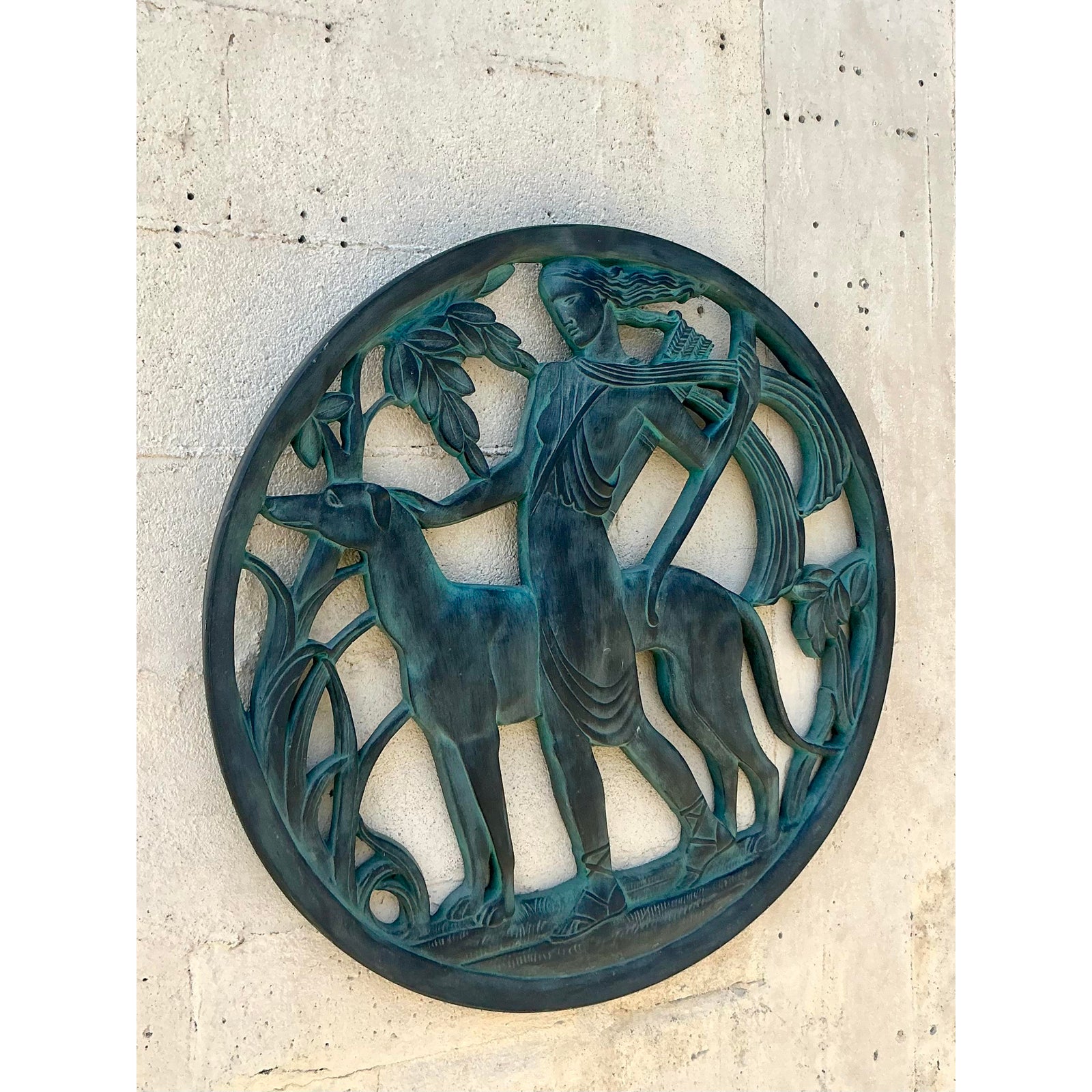 Vintage Deco Plaster Frieze - Top view