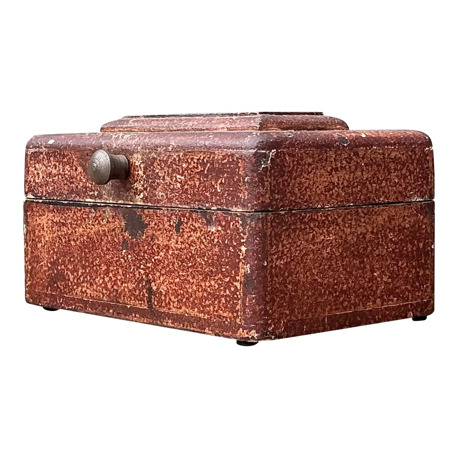 Vintage Distressed Lidded Box