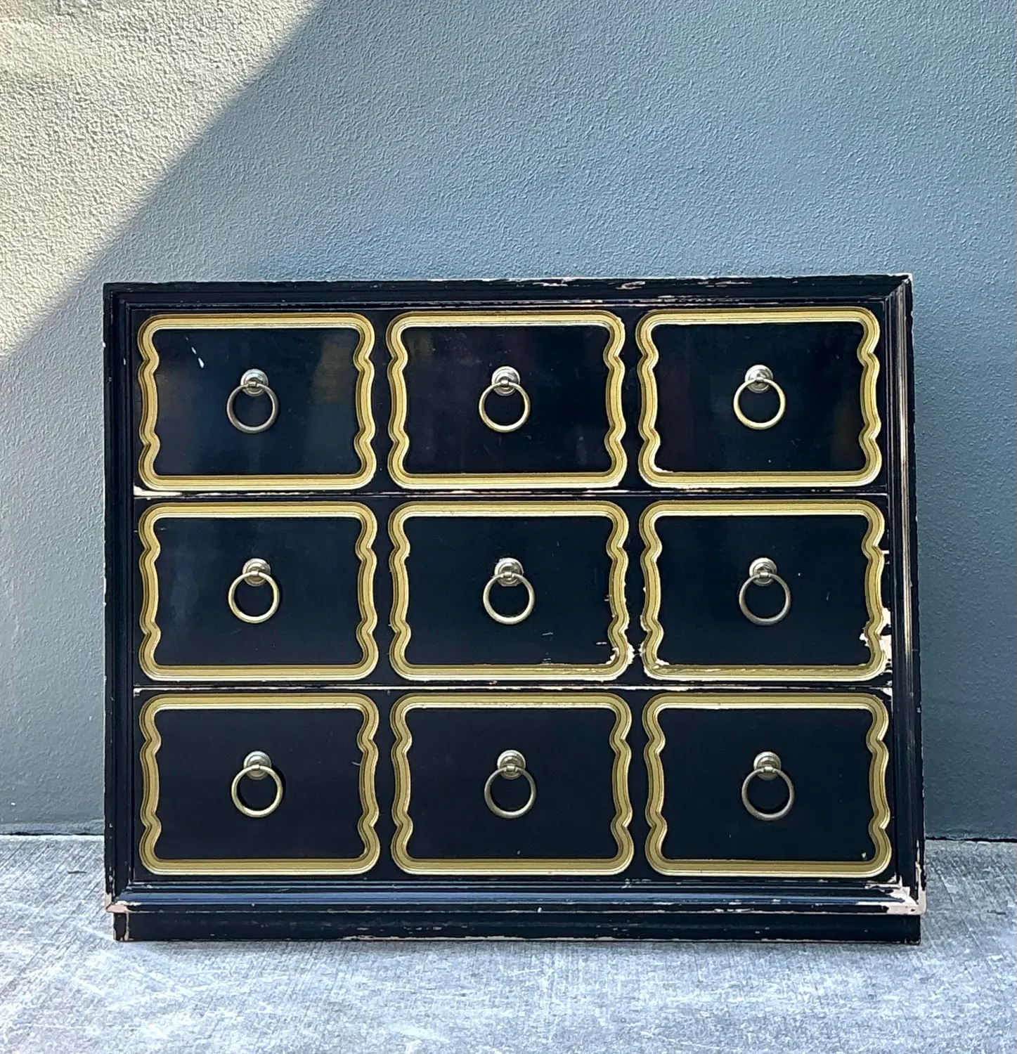 Vintage Dorothy Draper “Espana” Chest of Drawers - Side view
