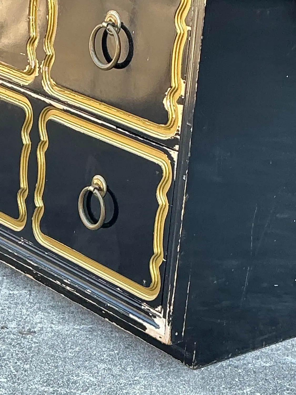 Vintage Dorothy Draper “Espana” Chest of Drawers - Top view