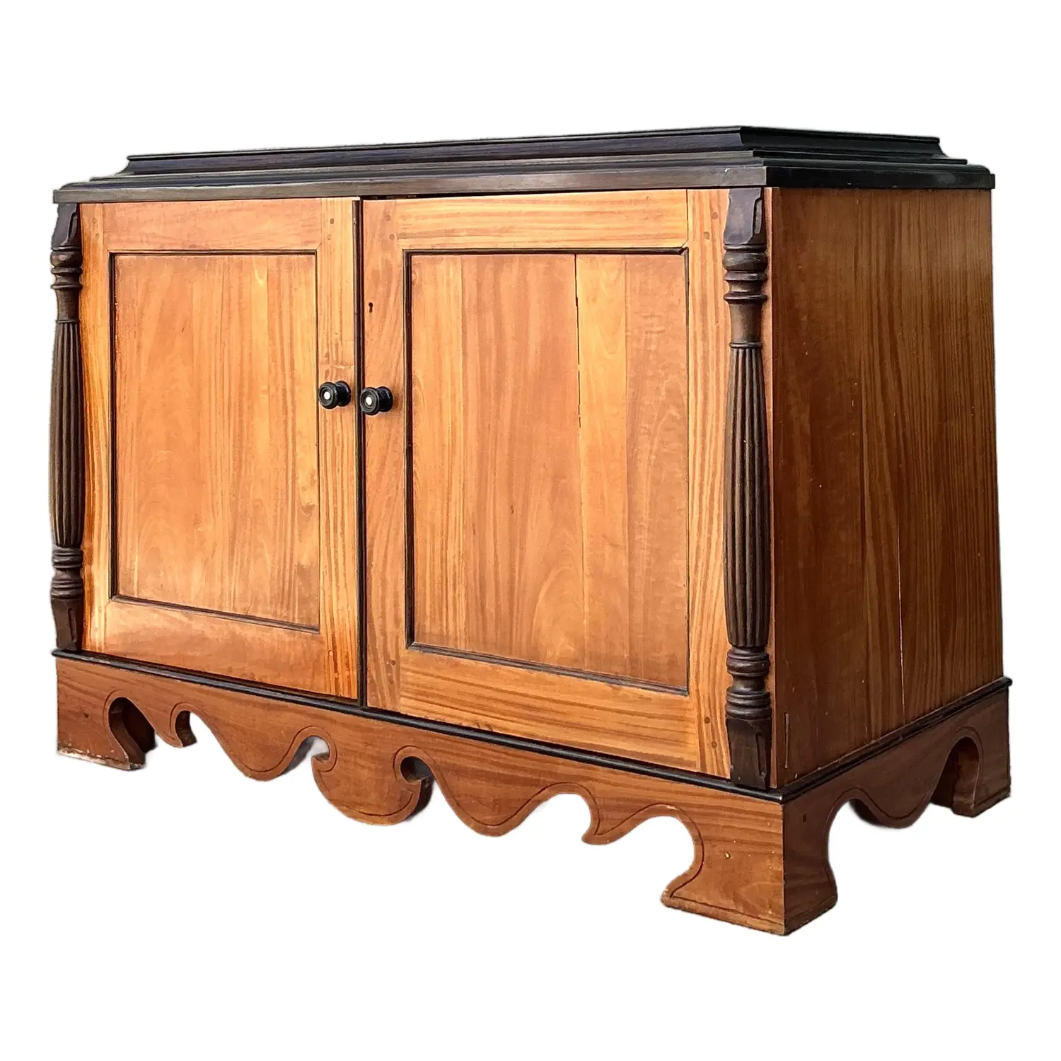 Vintage Double Door Column Sideboard