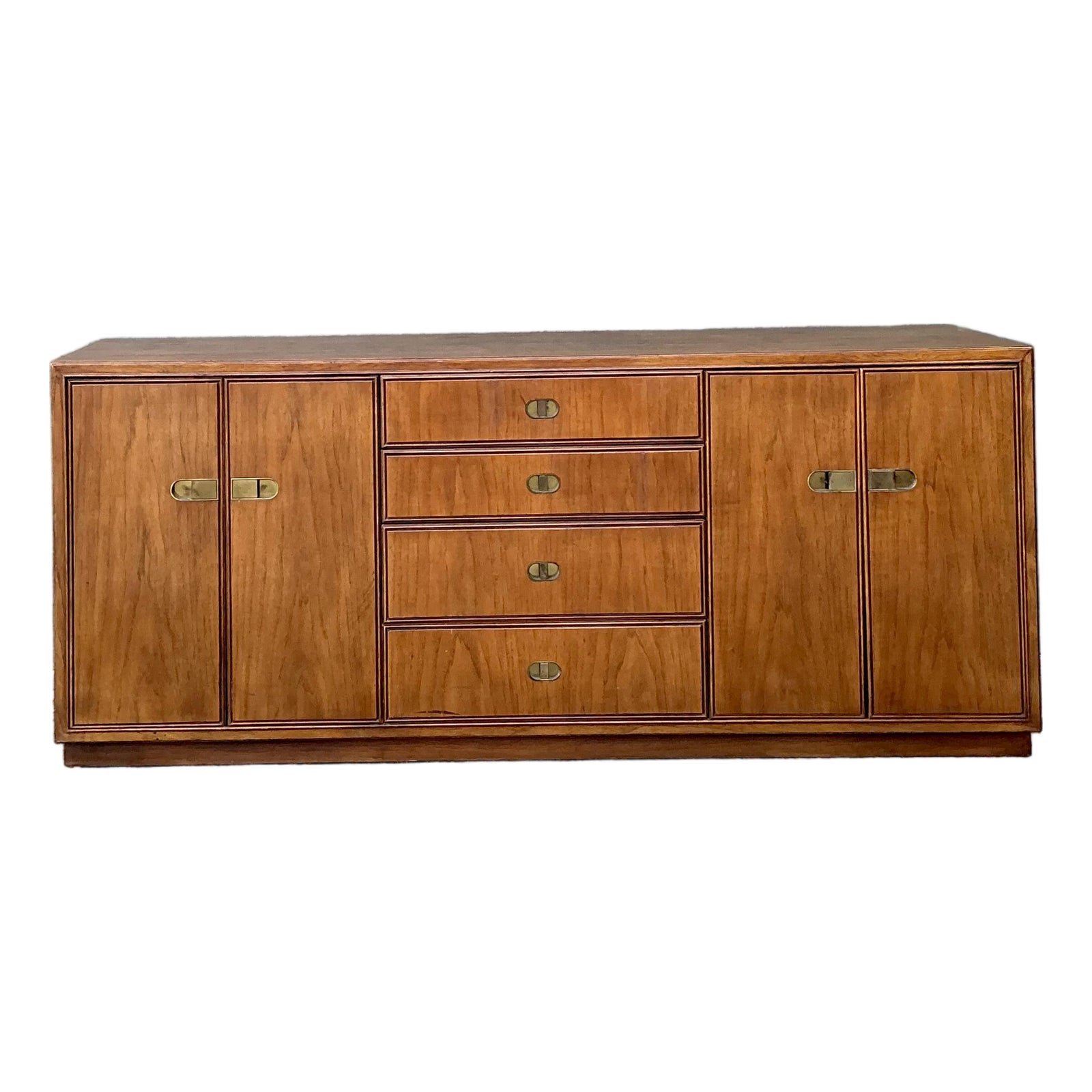 Vintage Drexel Brass Pull Dresser