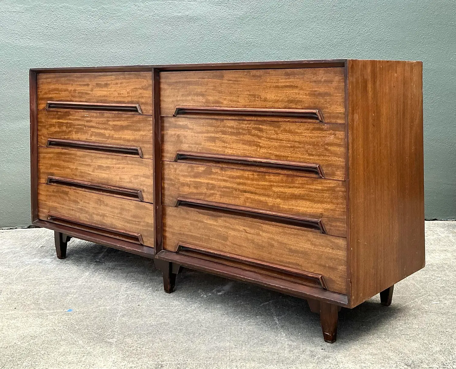 Vintage Drexel Perspective Mahogany Dresser - Side view