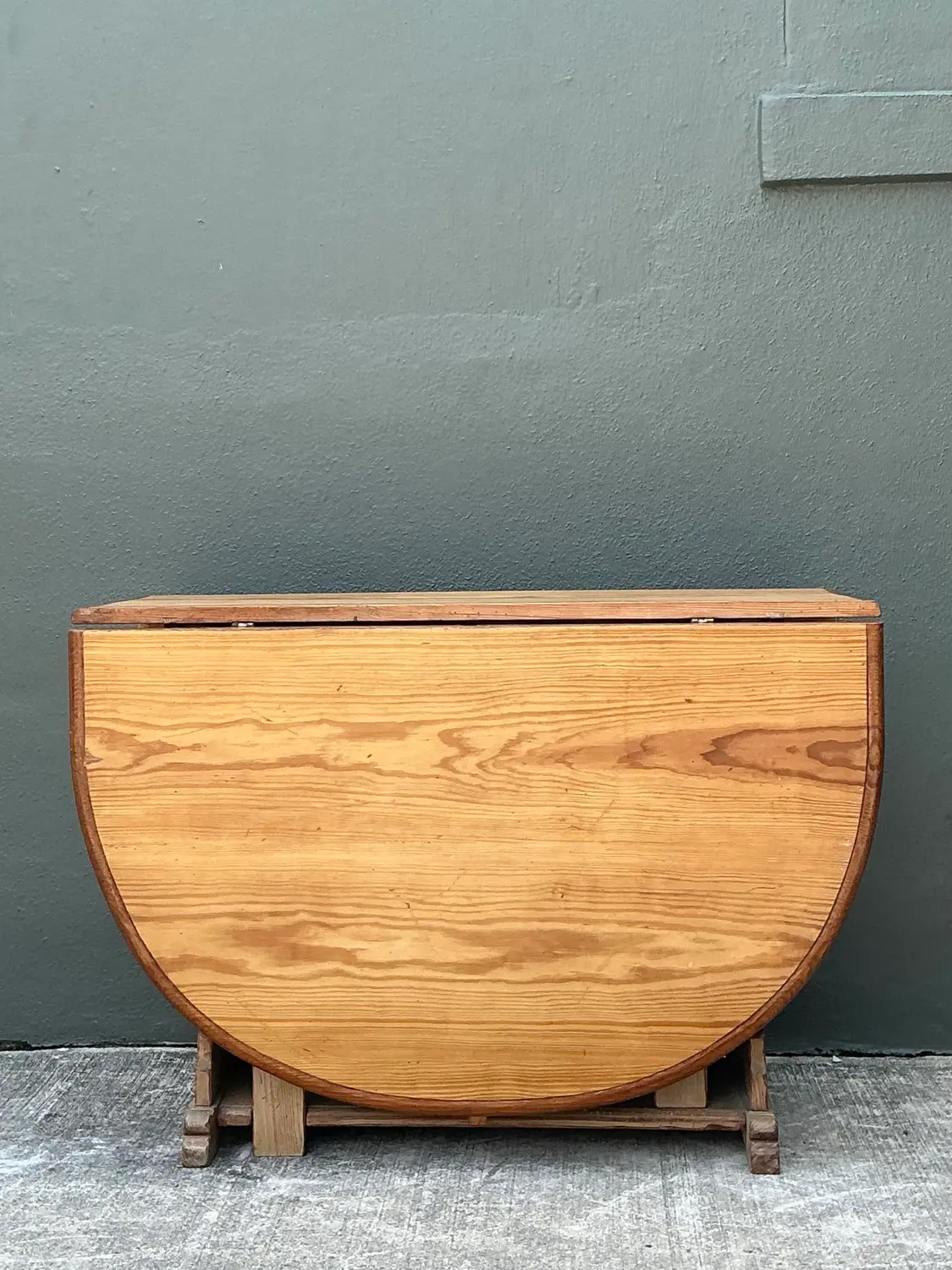 Vintage Drop Leaf Dining Table - Top view