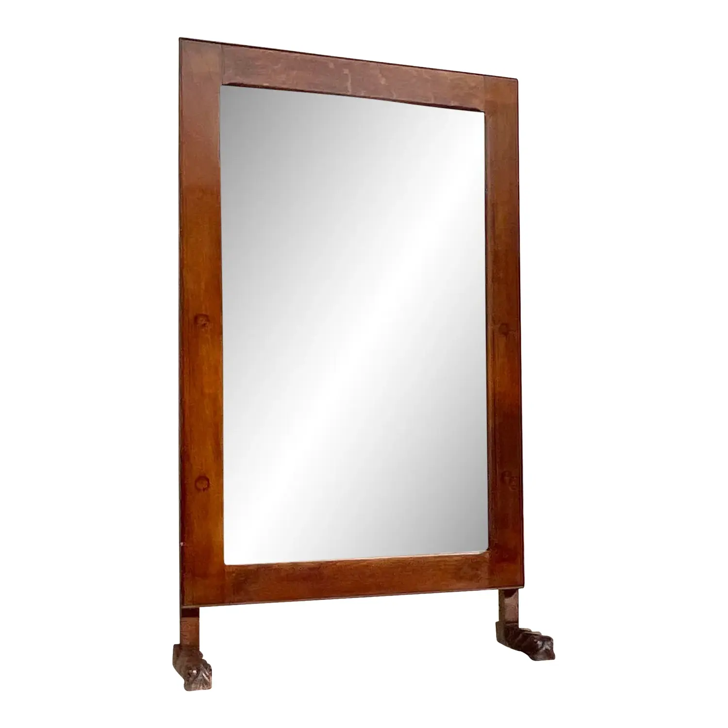 Vintage Early 20th Century Boho Standing Floor Mirror
