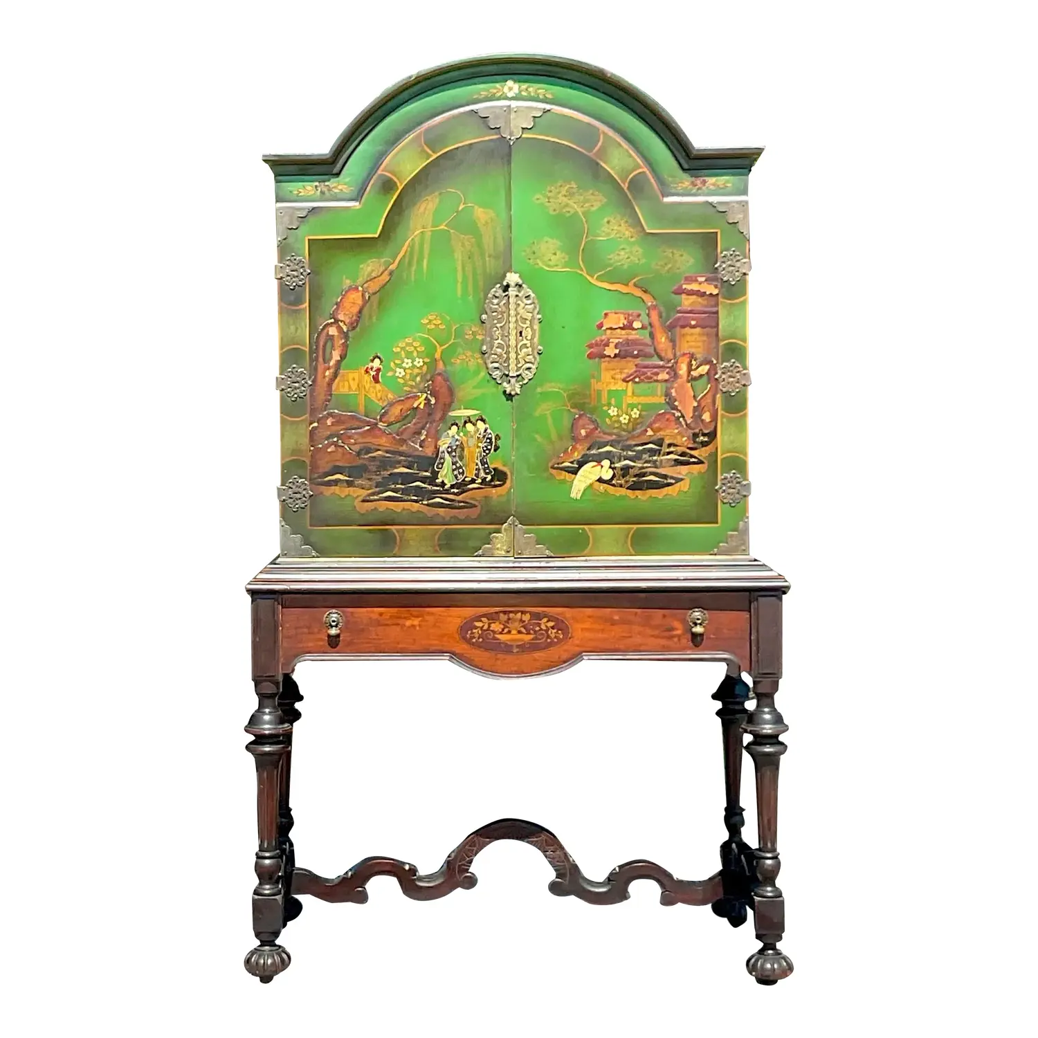 Vintage Early 20th Century Jacobean Style Cabinet