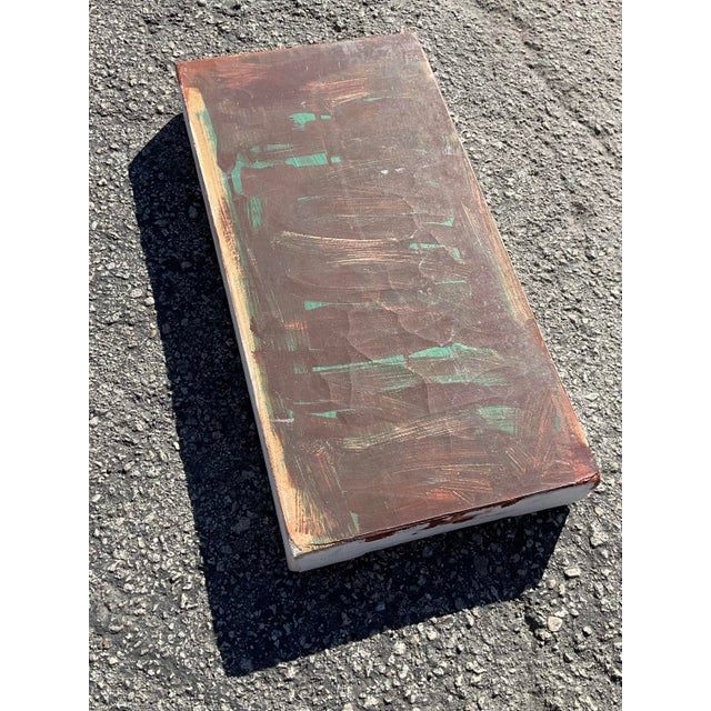 Vintage Early 21st Century Russell Christoffersen Abstract on Canvas - Side view