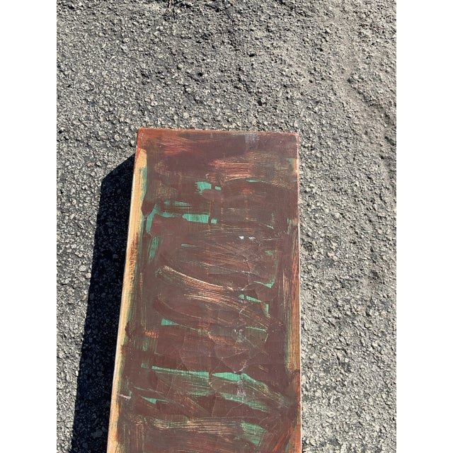 Vintage Early 21st Century Russell Christoffersen Abstract on Canvas - Top view
