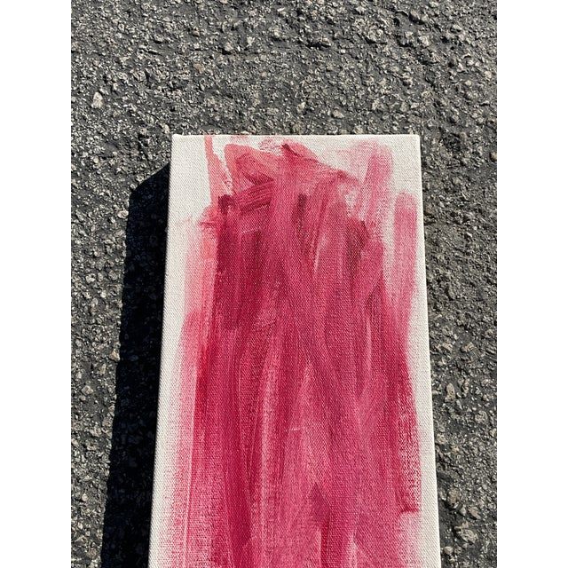 Vintage Early 21st Century Russell Christoffersen Abstract on Canvas - Top view