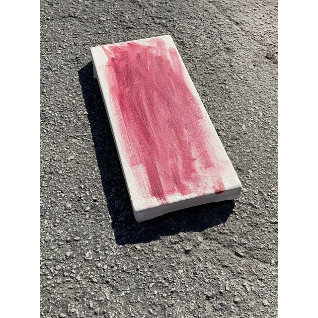 Vintage Early 21st Century Russell Christoffersen Abstract on Canvas - Side view