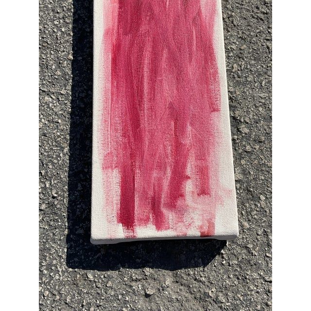 Vintage Early 21st Century Russell Christoffersen Abstract on Canvas - Back view