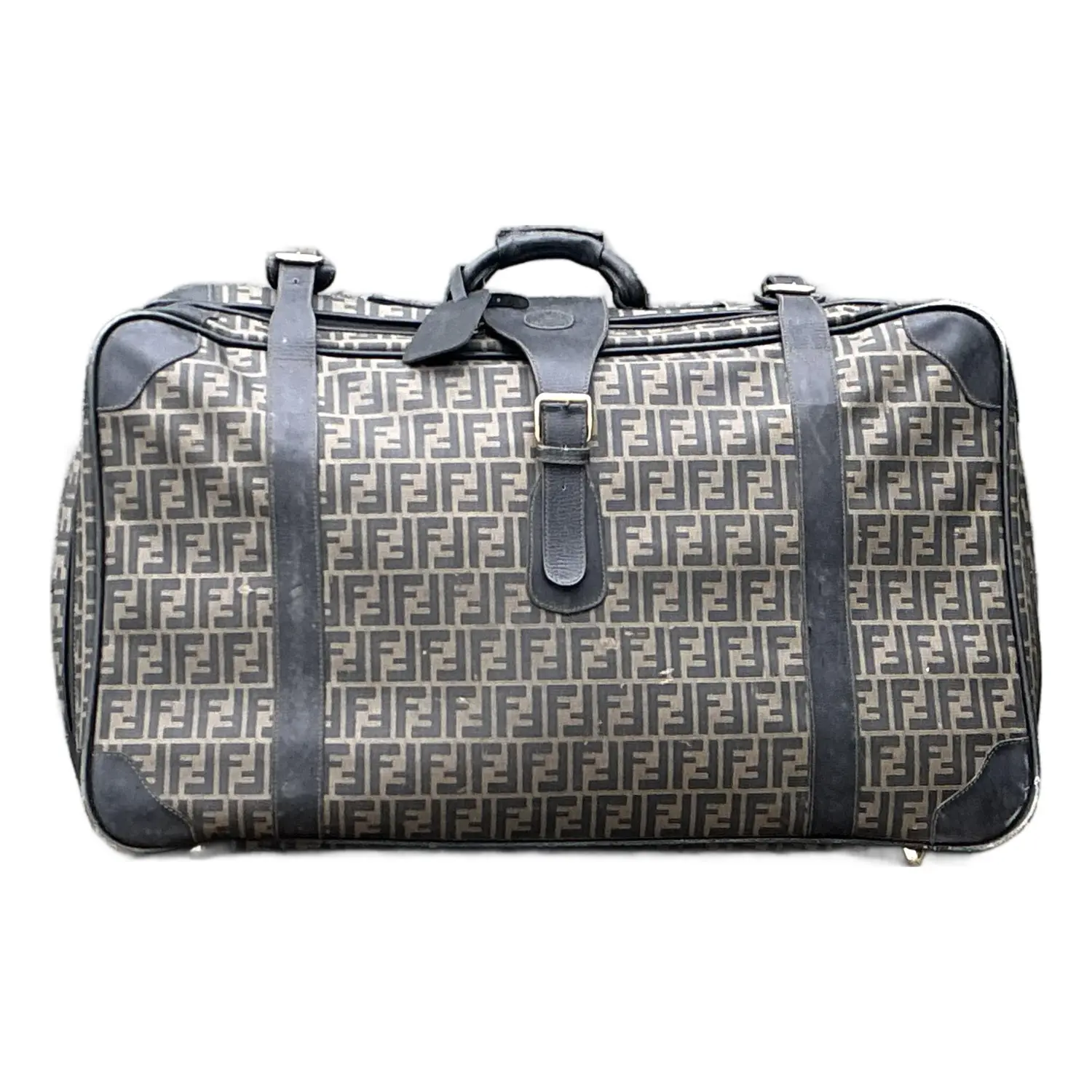Vintage Fendi Zucca Soft Sided Suitcase