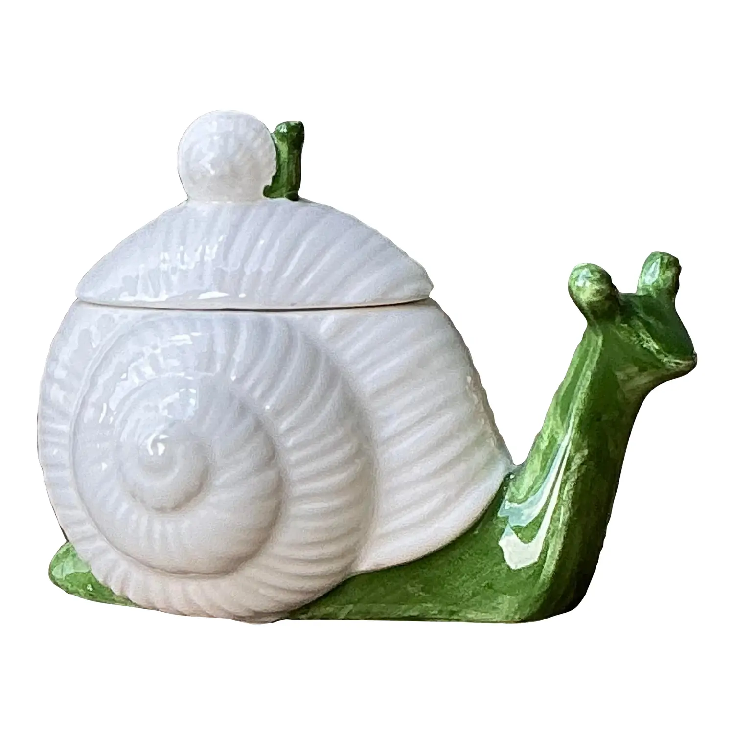 Vintage Fitz and Floyd Snail Lidded Bowl