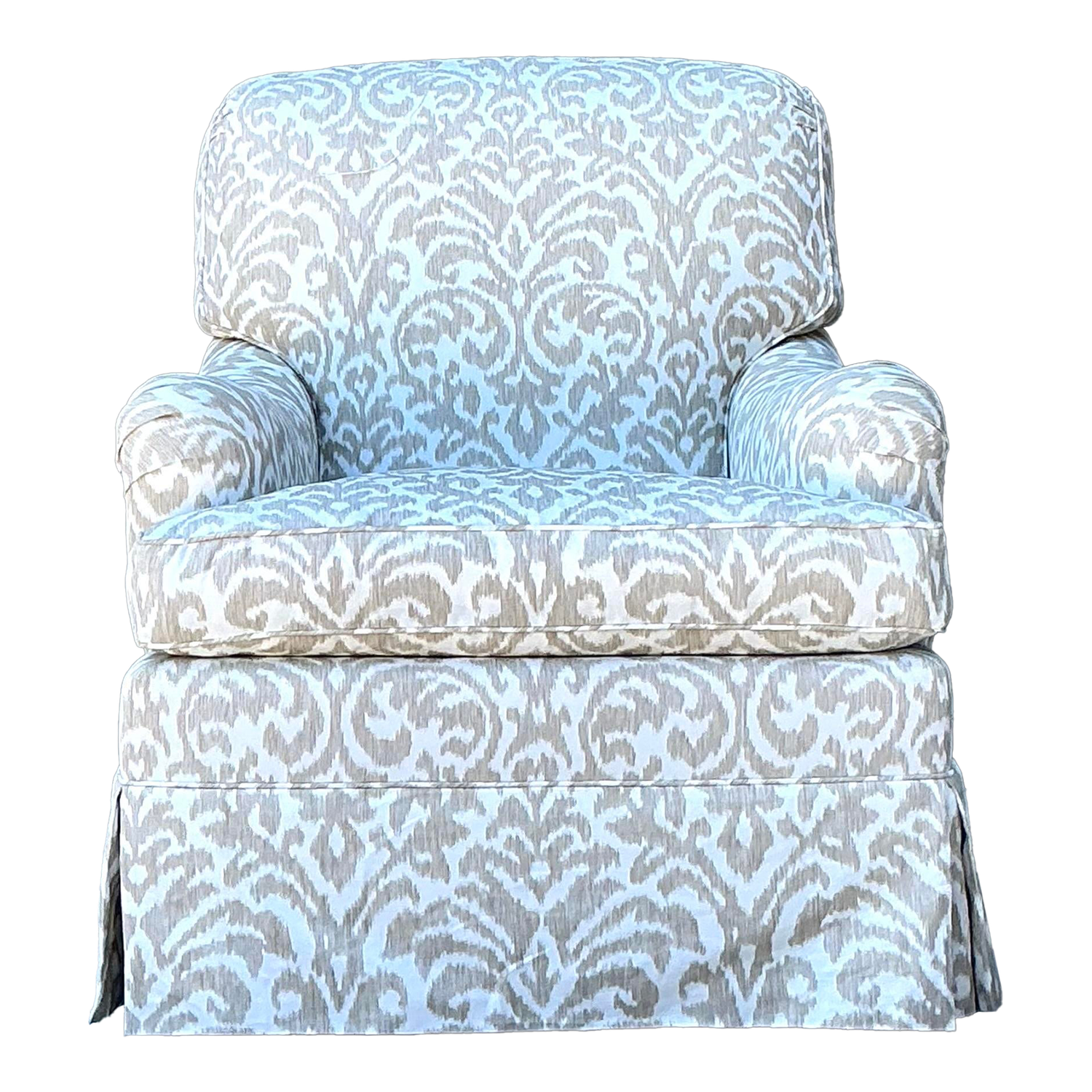 Vintage Fleur De Lys Lounge Chair - Detail view